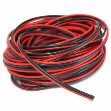 Black & red cable (slim wire)