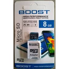 8gb memory card (boost)