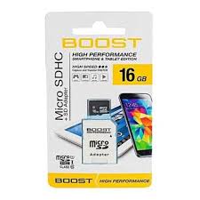 16gb memory card boost