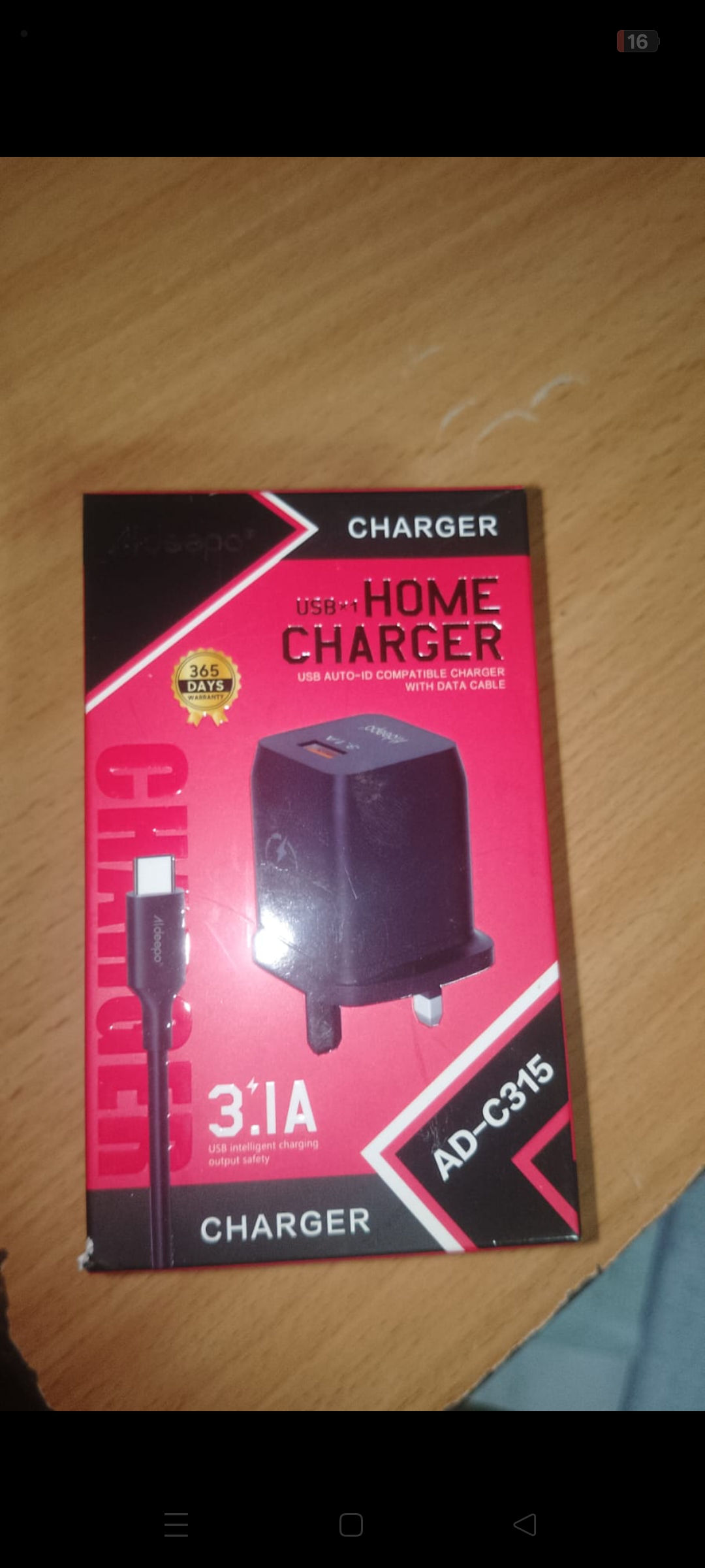 Aldeepo type c Charger 3.1A 